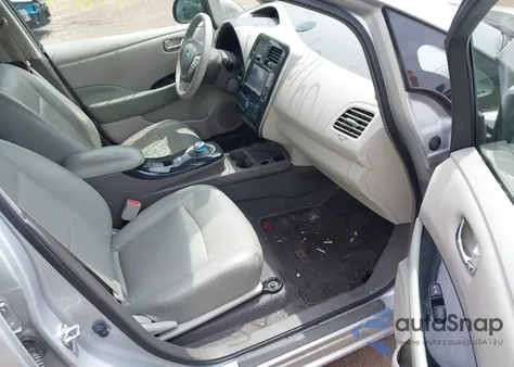 2011 Nissan Leaf Sl z USA, uszkodzony, nr VIN JN1AZ0CPXBT005973